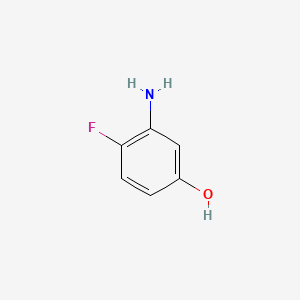 Chemical structure of 3-Amino-4-fluorophenol
