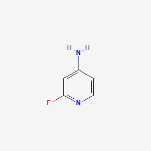 Chemical structure of 4-Amino-2-fluoropyridine