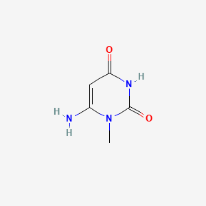 Chemical structure of 6-Amino-1-methyluracil