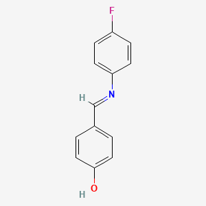 Chemical structure of ALPHA-(4-FLUOROPHENYLIMINO)-P-CRESOL