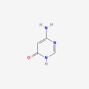 Chemical structure of 6-Amino-1H-pyrimidin-4-one