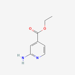 Chemical structure of Ethyl 2-aminopyridine-4-carboxylate
