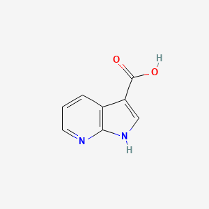 Chemical structure of 7-Azaindole-3-carboxylic acid