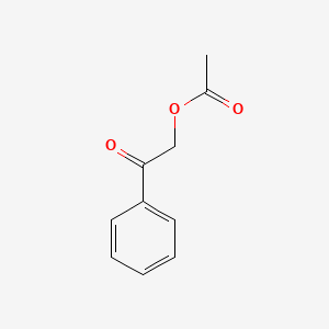 Chemical structure of 2-Acetoxyacetophenone
