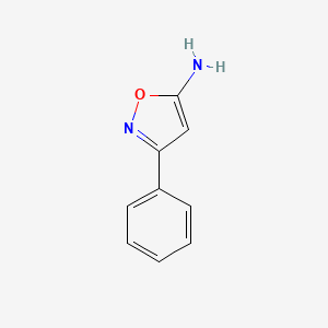 Chemical structure of 5-Amino-3-phenylisoxazole
