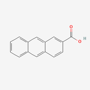 Chemical structure of 2-Anthracenecarboxylic Acid