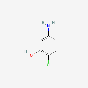 Chemical structure of 5-Amino-2-chlorophenol