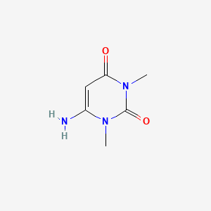 Chemical structure of 6-Amino-1,3-dimethyluracil