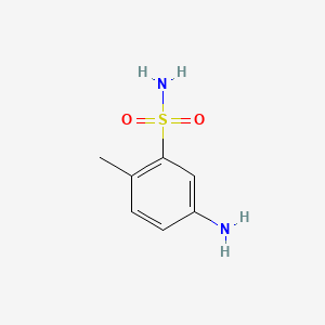 Chemical structure of 5-Amino-2-methylbenzenesulfonamide