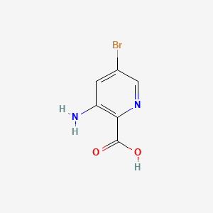 Chemical structure of 3-Amino-5-bromopicolinic acid