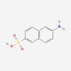 Chemical structure of 6-Amino-2-naphthalenesulfonic Acid