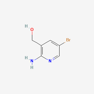 Chemical structure of 2-Amino-5-bromo-3-pyridinemethanol