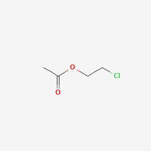 Chemical structure of Acetic Acid 2-Chloroethyl Ester