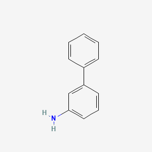 Chemical structure of 3-Aminobiphenyl