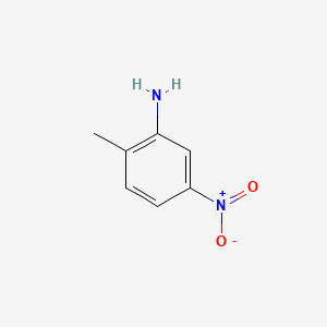 Chemical structure of 2-amino-4-nitrotoluene
