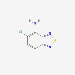 Chemical structure of 4-Amino-5-chloro-2,1,3-benzothiadiazole