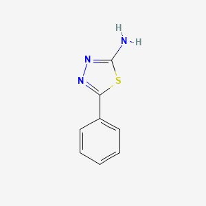 Chemical structure of 2-Amino-5-phenyl-1,3,4-thiadiazol