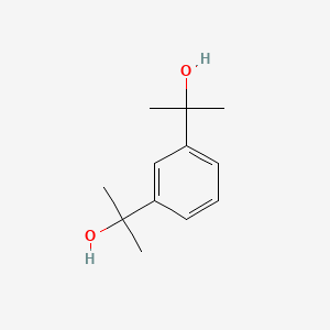 Chemical structure of α,α'-Dihydroxy-1,3-diisopropylbenzene