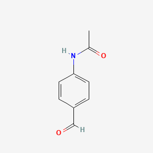 Chemical structure of 4-Acetamidobenzaldehyde