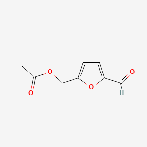 Chemical structure of 5-Acetoxymethylfurfural