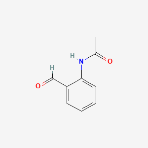 Chemical structure of 2-Acetamidobenzaldehyde
