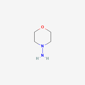 Chemical structure of 4-Aminomorpholine