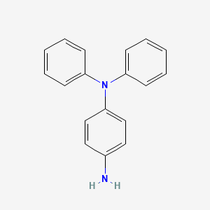Chemical structure of 4-Aminotriphenylamine