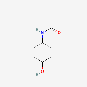 Chemical structure of 4-Acetamidocyclohexanol (cis- and trans- mixture)