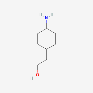 Chemical structure of Rac-2-((1r,4r)-4-aminocyclohexyl)ethan-1-ol