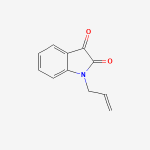 Chemical structure of 1-Allylisatin