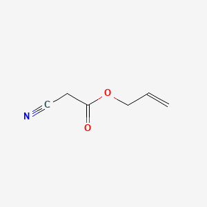 Chemical structure of Allyl Cyanoacetate