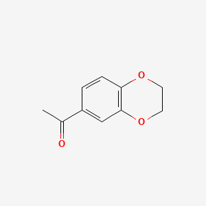 Chemical structure of 6-Acetyl-1,4-benzodioxane