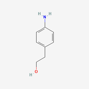 Chemical structure of 2-(4-Aminophenyl)ethanol