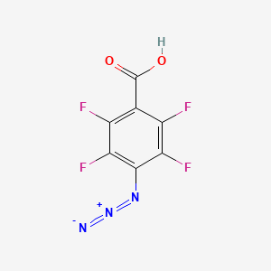 Chemical structure of 4-Azido-2,3,5,6-tetrafluorobenzoic Acid