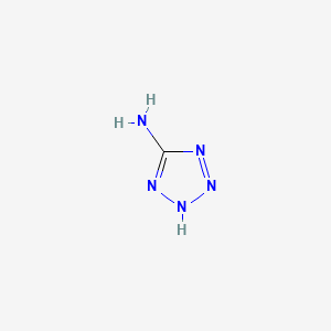 Chemical structure of Aminotetrazole