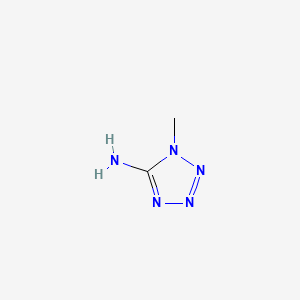 Chemical structure of 5-Amino-1-methyltetrazole