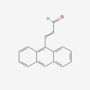 Chemical structure of 3-(9-Anthryl)acrolein