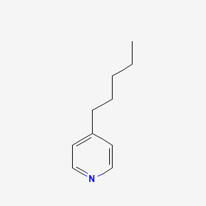 Chemical structure of 4-Amylpyridine
