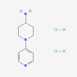Chemical structure of 4-(4-Aminopiperidino)pyridine Dihydrochloride