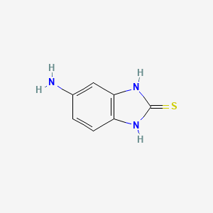 Chemical structure of 5-Amino-2-mercaptobenzimidazole
