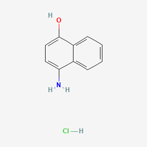 Chemical structure of 4-Amino-1-naphthol Hydrochloride