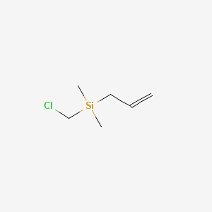 Chemical structure of Allyl(chloromethyl)dimethylsilane