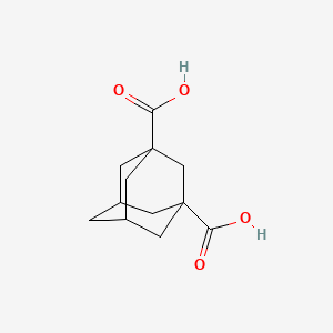 Chemical structure of 1,3-Adamantanedicarboxylic Acid