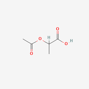 Chemical structure of 2-Acetoxypropionic Acid