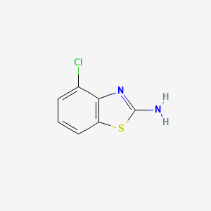 Chemical structure of 2-Amino-4-chlorobenzothiazole