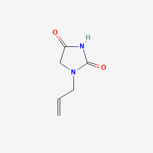 Chemical structure of 1-Allylhydantoin