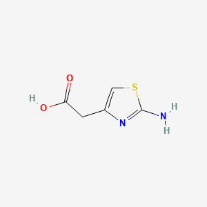 Chemical structure of (2-Amino-4-thiazolyl)acetic Acid