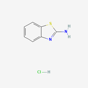 Chemical structure of 2-Aminobenzothiazole Hydrochloride
