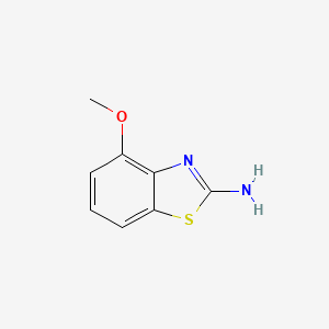 Chemical structure of 2-Amino-4-methoxybenzothiazole