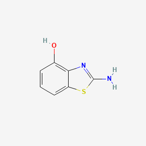 Chemical structure of 2-Amino-4-hydroxybenzothiazole